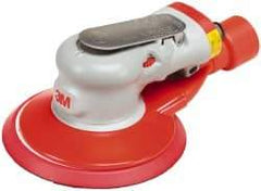 3M - 10,000 OPM, 17 CFM Air Consumption, 90 psi Air Pressure, Palm Air Orbital Sander - Round Pad, - Americas Industrial Supply