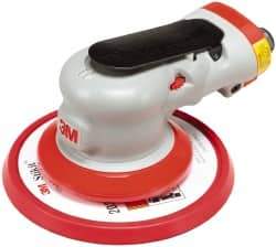 3M - 12,000 OPM, 17 CFM Air Consumption, 90 psi Air Pressure, Palm Air Orbital Sander - Round Pad, - Americas Industrial Supply