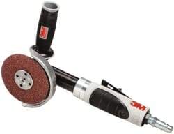 3M - 4" Wheel Diam, 12,000 RPM, Pneumatic Angle & Disc Grinder - 3/8-24 Spindle, 35 CFM - Americas Industrial Supply