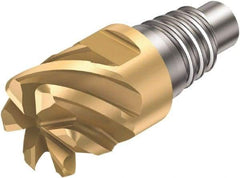 Sandvik Coromant - A316-FM Grade 1030 Carbide End Milling Tip Insert - 6 Flutes, 12mm Cutting Diam, 7mm Depth of Cut, 14.6mm Extension, 0.031" Cnr Rad, 50° Helix - Americas Industrial Supply