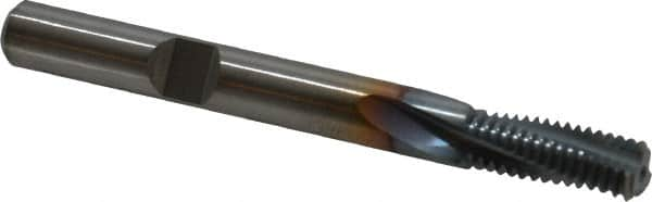 Emuge - 5/16-24 UNF, 0.246" Cutting Diam, 3 Flute, Solid Carbide Helical Flute Thread Mill - Internal Thread, 0.644" LOC, 2-1/2" OAL, 1/4" Shank Diam - Americas Industrial Supply