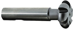 Value Collection - 5/32" Radius, 5/16" Circle Diam, 1-5/16" Cutter Diam, Shank Connection, Convex Radius Cutter - 3/4" Shank Diam, 3-1/2" OAL, High Speed Steel, Uncoated, 6 Teeth, Weldon Flat - Americas Industrial Supply