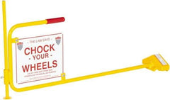 Vestil - 40-1/16" Wide x 20-1/8" High x 7-1/2" Deep, Steel Wheel Chock - Americas Industrial Supply