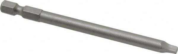 Wera - #2" Square Size Square Recess Bit - 1/4" Hex Drive, 3-1/2" OAL - Americas Industrial Supply