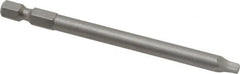 Wera - #2" Square Size Square Recess Bit - 1/4" Hex Drive, 3-1/2" OAL - Americas Industrial Supply