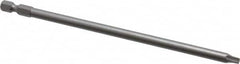 Wera - #3" Square Size Square Recess Bit - 1/4" Hex Drive, 6" OAL - Americas Industrial Supply