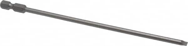 Wera - 5/32" Slotted Screwdriver Bit - 1/4" Hex Drive, 6" OAL - Americas Industrial Supply