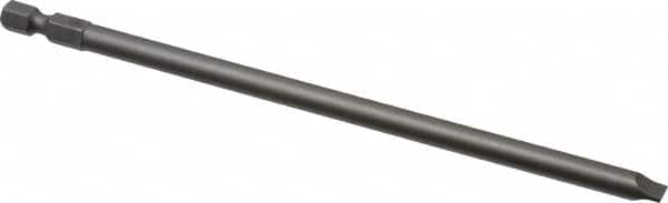 Wera - 1/4" Slotted Screwdriver Bit - 1/4" Hex Drive, 6" OAL - Americas Industrial Supply