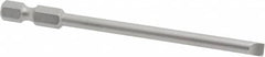 Wera - 11/64" Slotted Screwdriver Bit - 1/4" Hex Drive, 3-1/2" OAL - Americas Industrial Supply