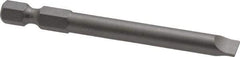 Wera - 1/4" Slotted Screwdriver Bit - 1/4" Hex Drive, 2-3/4" OAL - Americas Industrial Supply