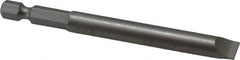 Wera - 5/16" Slotted Screwdriver Bit - 1/4" Hex Drive, 3-1/2" OAL - Americas Industrial Supply