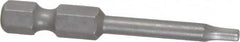 Wera - 2.5mm Hex Bit - 1/4" Hex Drive, 2" OAL - Americas Industrial Supply