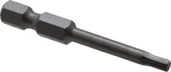 Wera - 3mm Hex Bit - 1/4" Hex Drive, 2" OAL - Americas Industrial Supply