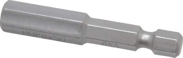 Wera - 8mm Hex Bit - 1/4" Hex Drive, 2" OAL - Americas Industrial Supply