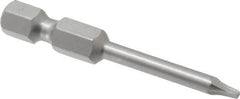 Wera - #00" Square Size Square Recess Bit - 1/4" Hex Drive, 1-5/16" OAL - Americas Industrial Supply