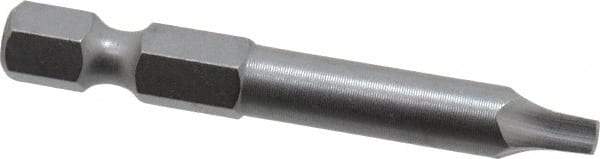 Wera - #2" Square Size Square Recess Bit - 1/4" Hex Drive, 2" OAL - Americas Industrial Supply