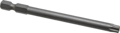 Wera - T30 Torx Bit - 1/4" Drive, 3-1/2" OAL - Americas Industrial Supply