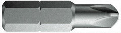 Wera - 1/4 Torq-Set Bit - 1/4" Hex Drive, 1-1/4" OAL - Americas Industrial Supply