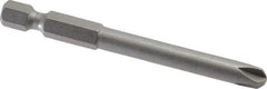 Wera - #10 Torq-Set Bit - 1/4" Hex Drive, 2-3/4" OAL - Americas Industrial Supply