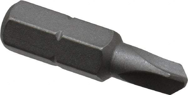 Wera - #1 Tri-Wing Bit - 1/4" Hex Drive, 1" OAL - Americas Industrial Supply