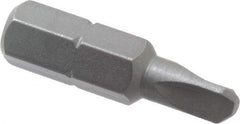 Wera - #3 Tri-Wing Bit - 1/4" Hex Drive, 1" OAL - Americas Industrial Supply