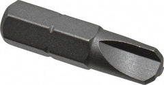 Wera - #5 Tri-Wing Bit - 1/4" Hex Drive, 1" OAL - Americas Industrial Supply