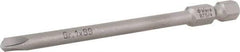 Wera - #1 Tri-Wing Bit - 1/4" Hex Drive, 3-1/2" OAL - Americas Industrial Supply