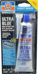 Permatex - 3.35 oz Gasket Maker - -65 to 500°F, Blue, Comes in Tube - Americas Industrial Supply