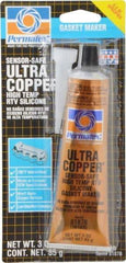 Permatex - 3 oz Gasket Maker - -65 to 700°F, Copper, Comes in Tube - Americas Industrial Supply