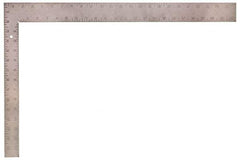 Empire Level - 24" Blade Length x 2" Blade Width, 16" Base Length x 1-1/2" Base Width Steel Square - 2 Inch Wide Blade, 1-1/2 Inch Wide Base - Americas Industrial Supply
