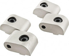 80/20 Inc. - 1-1/2" Long x 1-9/64" Wide x 26mm Thick, Right Lift Off Hinge Long Pin Top Short Pin Bottom - Aluminum, Clear Anodized Finish - Americas Industrial Supply