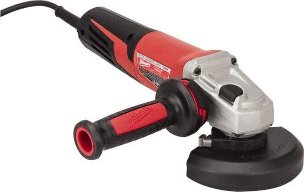 Milwaukee Tool - 5" Wheel Diam, 2,800 to 11,000 RPM, Corded Angle & Disc Grinder - 5/8-11 Spindle, 120 Volts, 13 Amps - Americas Industrial Supply