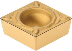 Sumitomo - CCMT32.51 ELU Grade AC820P Carbide Turning Insert - Al2O3 Finish, 80° Diamond, 3/8" Inscr Circle, 5/32" Thick, 1/64" Corner Radius - Americas Industrial Supply