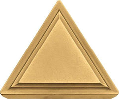 Kyocera - TPMR321 Grade CA5525 Carbide Turning Insert - TiCN/Al2O3/TiN Finish, 60° Triangle, 3/8" Inscr Circle, 1/8" Thick, 1/64" Corner Radius - Americas Industrial Supply