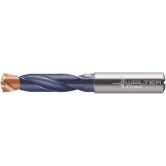 Walter-Titex - 10.2mm 140° Spiral Flute Solid Carbide Screw Machine Drill Bit - Americas Industrial Supply