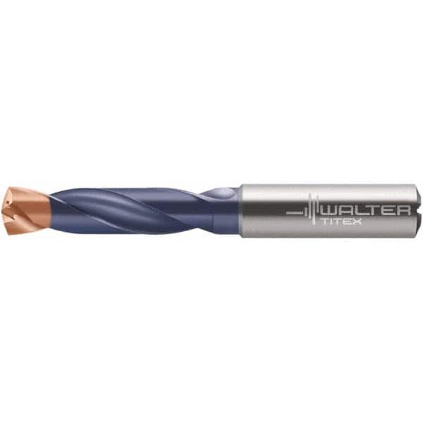 Walter-Titex - 27/64" 140° Spiral Flute Solid Carbide Screw Machine Drill Bit - Americas Industrial Supply