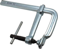 Bessey - 4-3/4" Deep Throat, 6" Max Capacity, Standard Sliding Arm Clamp - 1,000 Lb Clamping Pressure, 5/8" Spindle Diam - Americas Industrial Supply