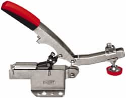 Bessey - 700 Lb Holding Capacity, Horizontal Handle, Manual Hold Down Toggle Clamp - U-Bar, Flanged Base, Steel - Americas Industrial Supply
