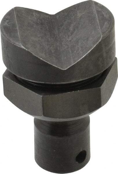 Bessey - 1 Piece, Plastic Cap Pivoting V-Groove Clamp Pad - 35° Pivot Angle, For Use with Bessey 1200, 1800, 2400 & 4800 Series Clamps - Americas Industrial Supply