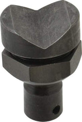 Bessey - 1 Piece, Plastic Cap Pivoting V-Groove Clamp Pad - 35° Pivot Angle, For Use with Bessey 1200, 1800, 2400 & 4800 Series Clamps - Americas Industrial Supply