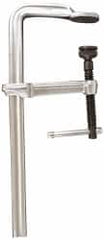 Bessey - 5-1/2" Deep Throat, 24" Max Capacity, Standard Sliding Arm Clamp - 2,660 Lb Clamping Pressure, 0.775" Spindle Diam - Americas Industrial Supply