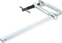 Bessey - 5-1/2" Deep Throat, 12" Max Capacity, Standard Sliding Arm Clamp - 1,200 Lb Clamping Pressure, 0.7" Spindle Diam - Americas Industrial Supply