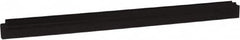 Vikan - 24" Rubber Blade Squeegee Refill - Double Edge, Black, Plastic Holder - Americas Industrial Supply