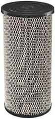 Dupont - 4" OD, 5µ, Spun-Wound Polypropylene & Universal Heavy Duty Carbon Wrap 2 Phase Cartridge Filter - 10" Long, Reduces Sediments, Tastes, Odors & Chlorine - Americas Industrial Supply