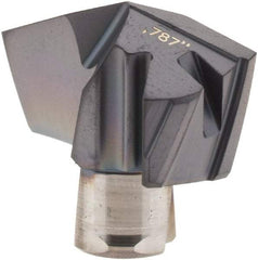 Iscar - Series ICP-2M, 0.787" Diam Grade IC908 140° Replaceable Drill Tip - Carbide, TiAlN Finish, 20 Seat Size, Through Coolant - Americas Industrial Supply