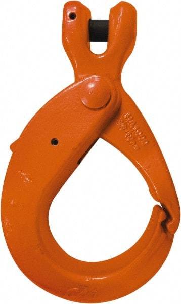 CM - 9/32 Inch Chain Diameter, Grade 100 Clevis Hook - 4,300 Lbs. Load Capacity, 0.35 Inch Inside Diameter, 0.36 Inch Pin Diameter, 1.64 Inch Hook Throat, 5.74 Inch Overall Length, 3.77 Inch Hook Width - Americas Industrial Supply