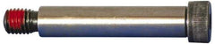 Value Collection - 3/8" Shoulder Diam x 4" Shoulder Length, 5/16-18 UNC, Hex Socket Shoulder Screw - 4140 Alloy Steel with Nylon Locking Patch, 1/4" Head Height x 9/16" Head Diam - Americas Industrial Supply