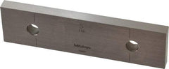 Mitutoyo - 5" Rectangular Steel Gage Block - Accuracy Grade 0, Includes Certificate of Inspection - Americas Industrial Supply