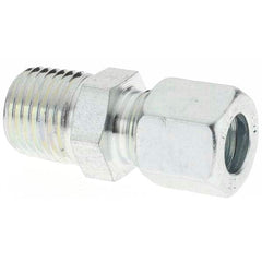 Parker - Metal Flareless Bite Type Tube Fittings Outside Diameter (mm): 8 Fitting Type: Male Connector - Americas Industrial Supply