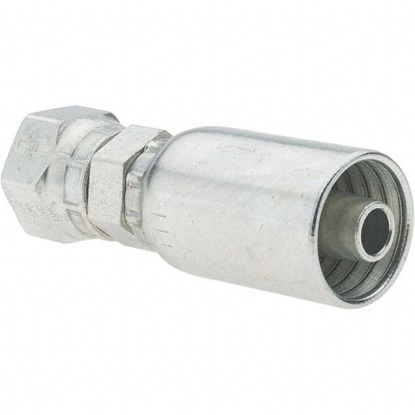 Parker - 11/16-16 Seal-Lok Steel Hydraulic Hose Swivel - -6 Hose Size, 3/8" Hose Diam - Americas Industrial Supply